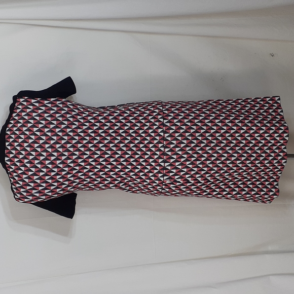 Kate Spade black blue orange and white blouse and matching skirt - Picture 5 of 9